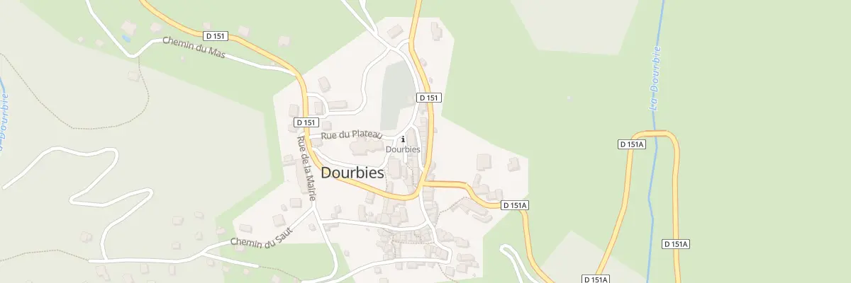 Plan du 5018 Rue de l’Église à Dourbies