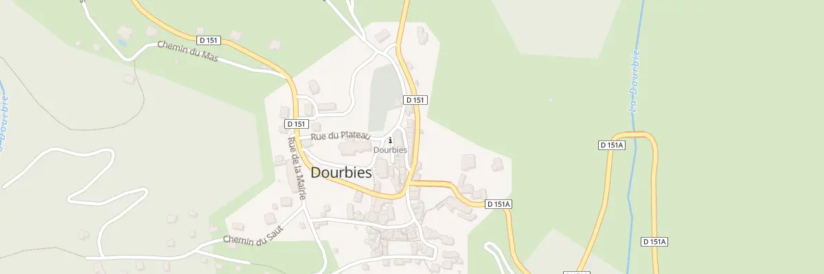 Plan du 5017 Le Village à Dourbies