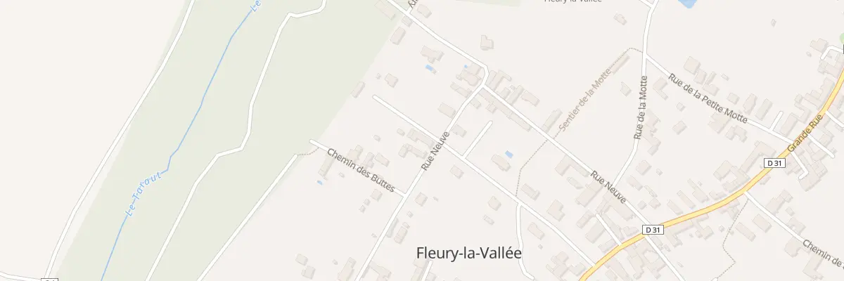 Plan du 22 Rue Neuve à Fleury-la-Vallée