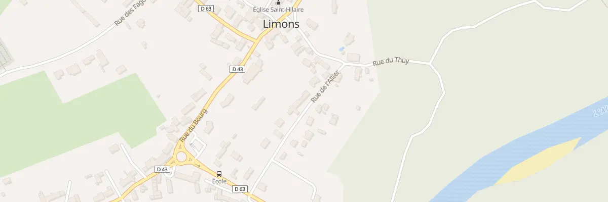 Plan du 11 Rue de l’Allier à Limons