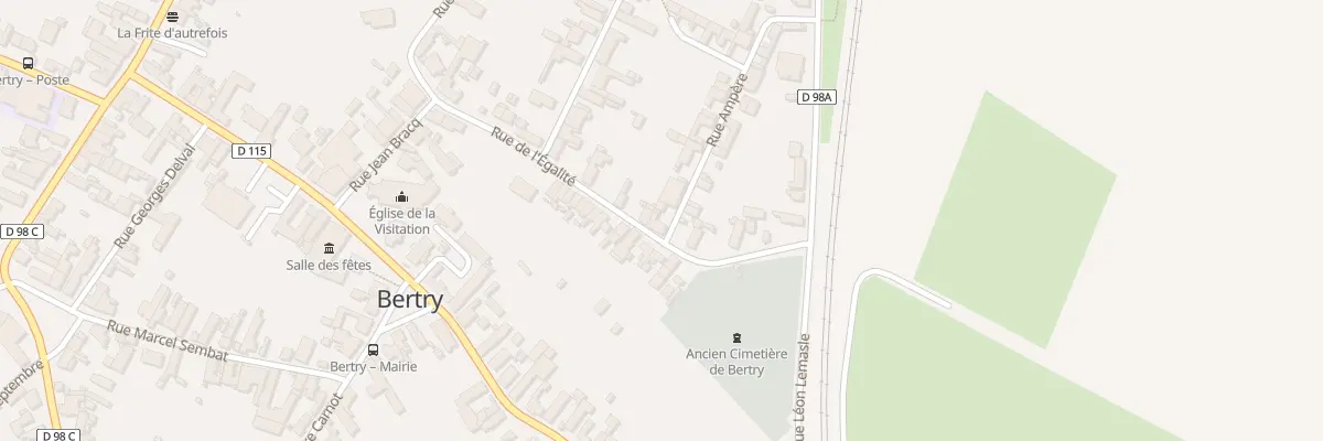 Plan du 21 Rue de l’Egalité à Bertry
