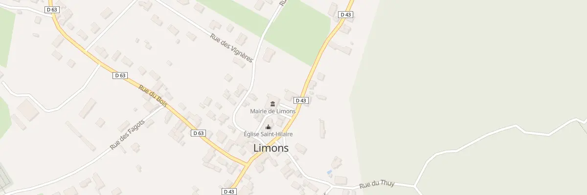 Plan du 3 Rue des Rameaux à Limons