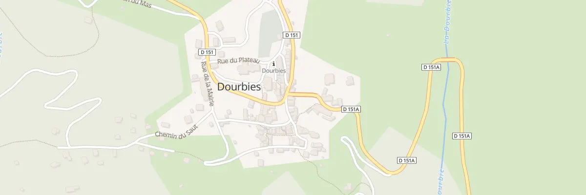 Plan du 5029 Le Village à Dourbies