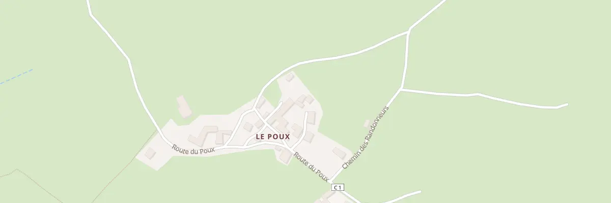 Plan du 5027 Le Poux à Tailhac
