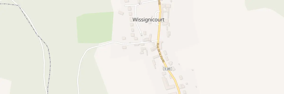 Plan du 3 Rue du Mont de l’Assaut à Wissignicourt