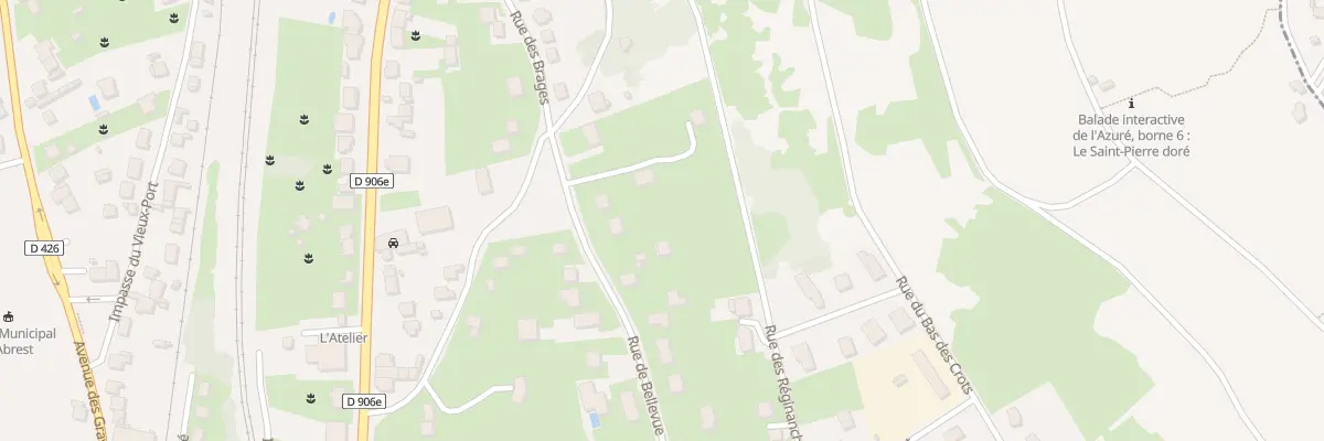 Plan du 60 Rue de Bellevue à Abrest