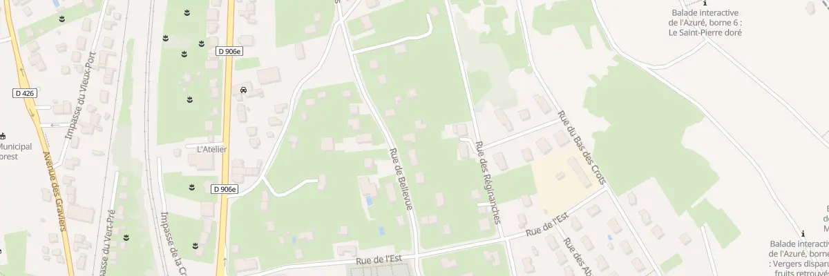 Plan du 50 Rue de Bellevue à Abrest