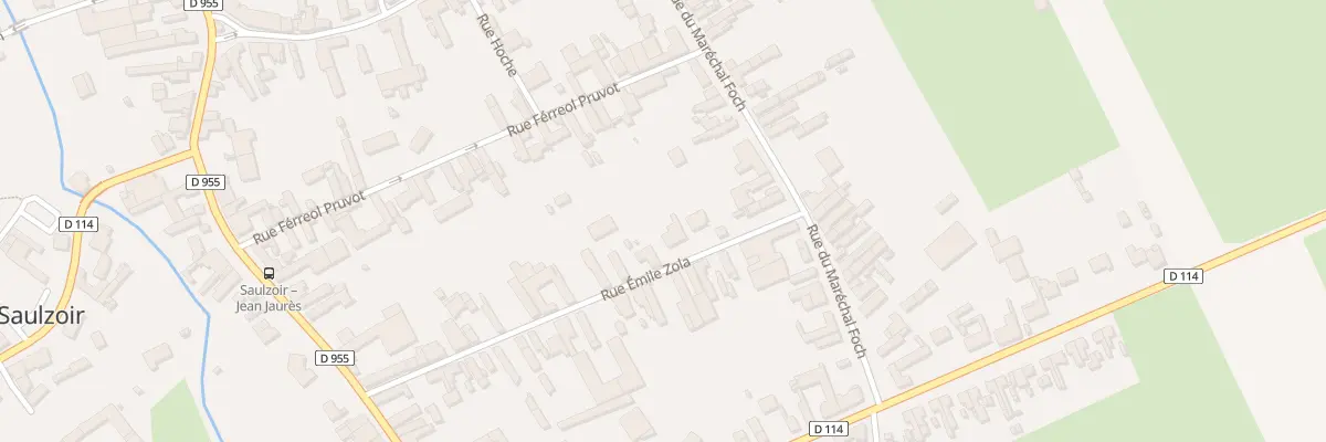 Plan du 23 Rue Emile Zola à Saulzoir