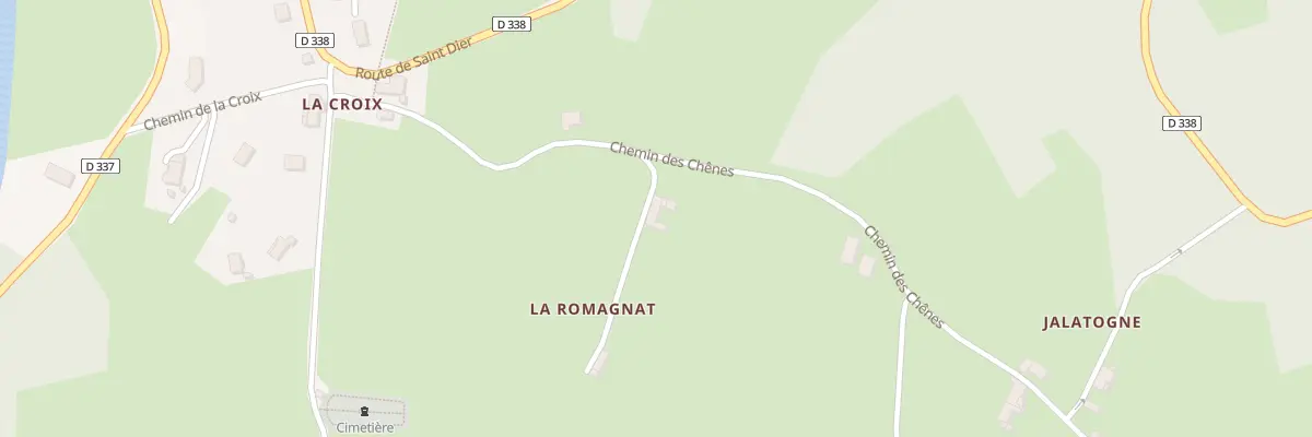 Plan du 5086 La Romagnat à Estandeuil