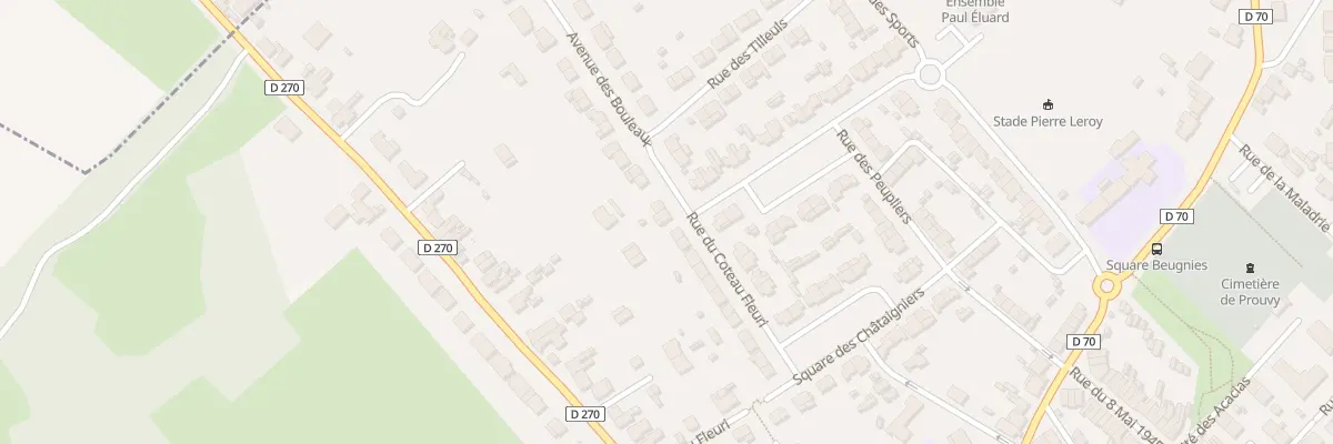 Plan du 26 Rue du Coteau Fleuri à Prouvy