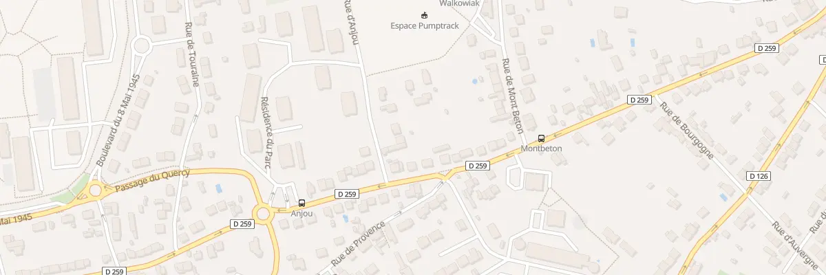 Plan du 10 Rue d’Anjou à Cusset
