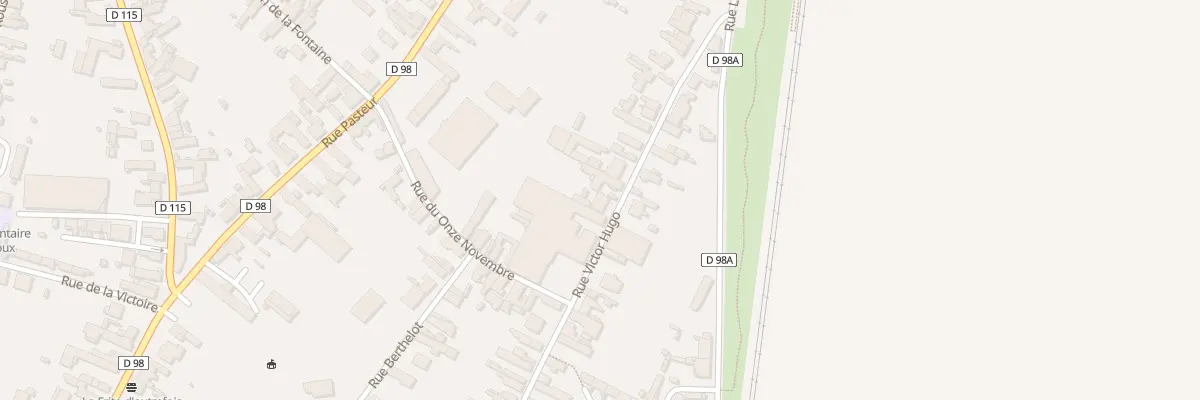 Plan du 36 Rue Victor Hugo à Bertry