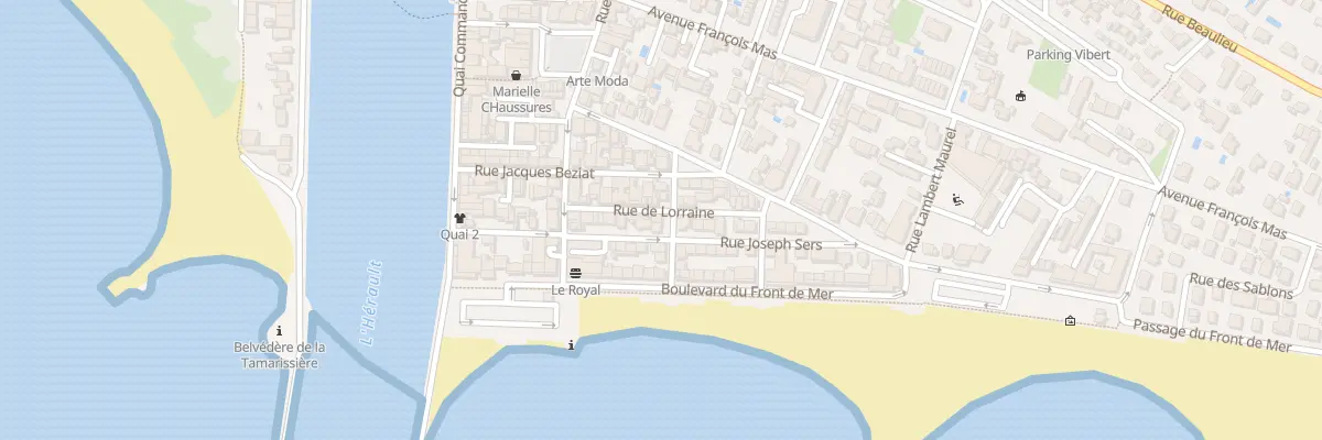 Plan du 5B Rue de Vergaville à Agde
