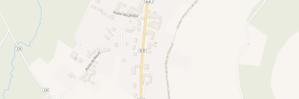 Plan du 3 Rte d’Auxerre à Fleury-la-Vallée