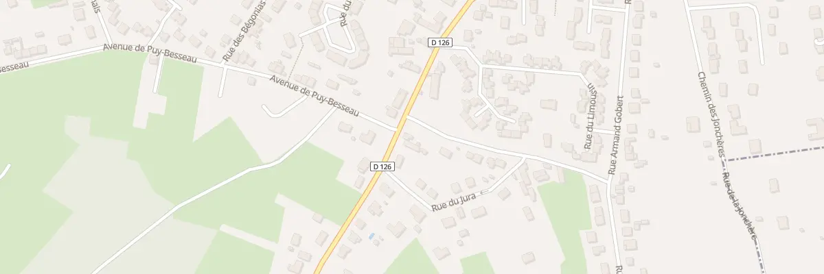Plan du 87 Rue F Lafaye à M Menut à Cusset