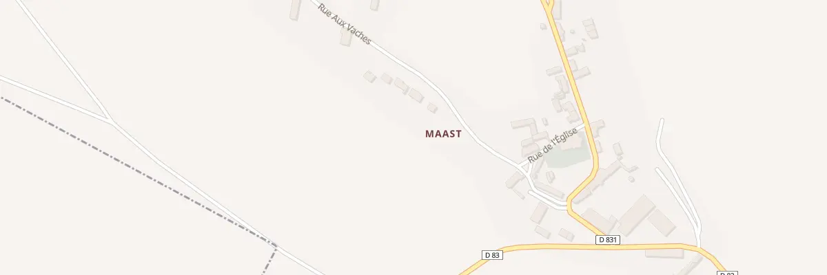 Plan du 3 Rue aux Vaches à Maast-et-Violaine