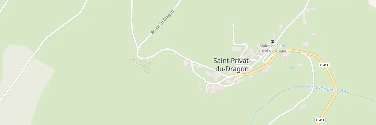 Plan du 5010 Le Bourg à Saint-Privat-du-Dragon