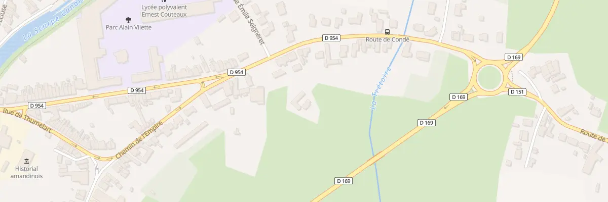 Plan du 66A Av du Collège à Saint-Amand-les-Eaux
