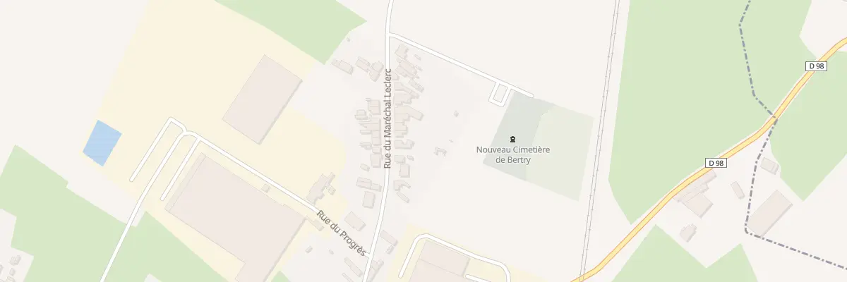 Plan du 30 Rue du Maréchal Leclerc à Bertry