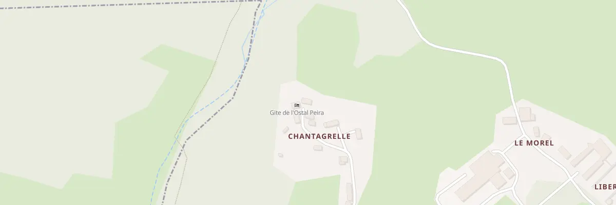 Plan du 14 Chantagrelle à Condat-lès-Montboissier
