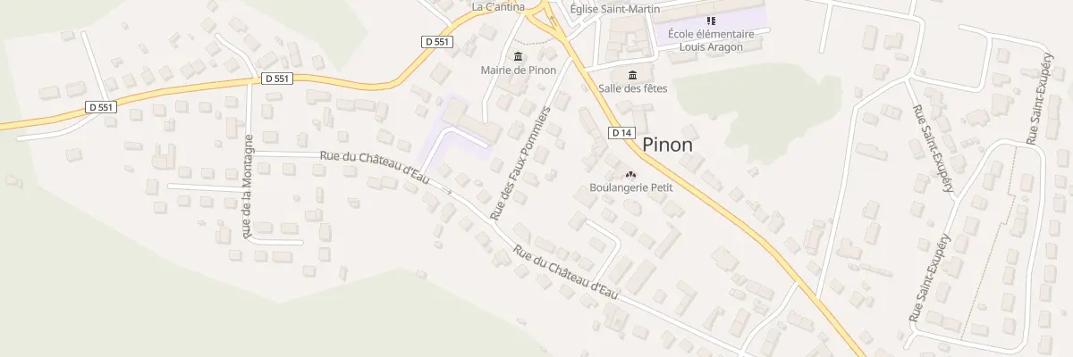 Plan du 7 Rue des Faux Pommiers à Pinon