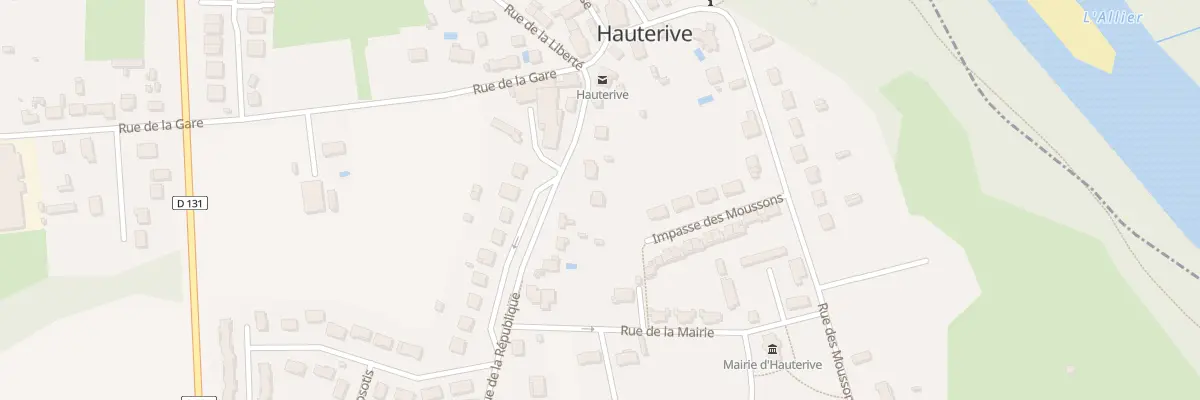 Plan du 6306 Les Cours à Hauterive