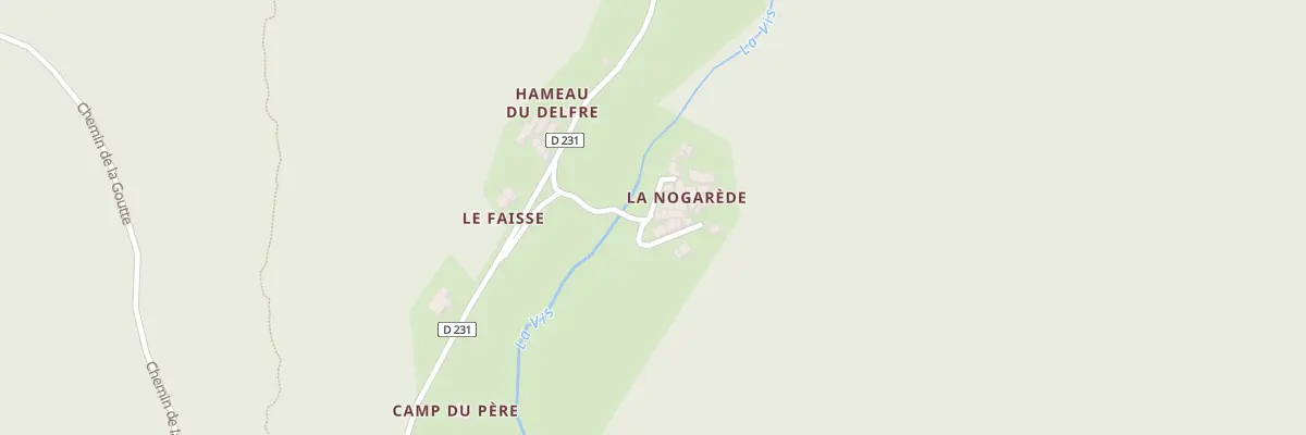 Plan du 5171 Hameau de la Nogarede à Alzon