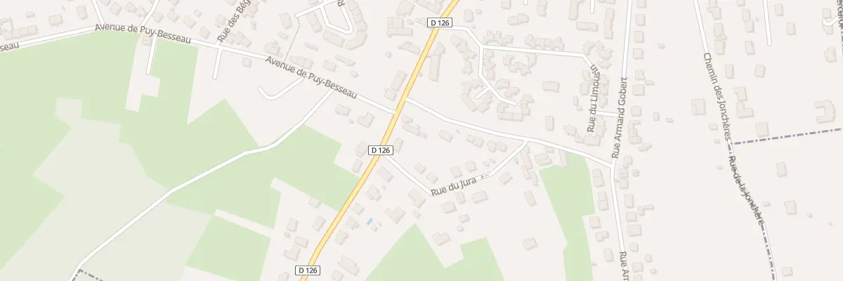 Plan du 87B Rue F Lafaye à M Menut à Cusset