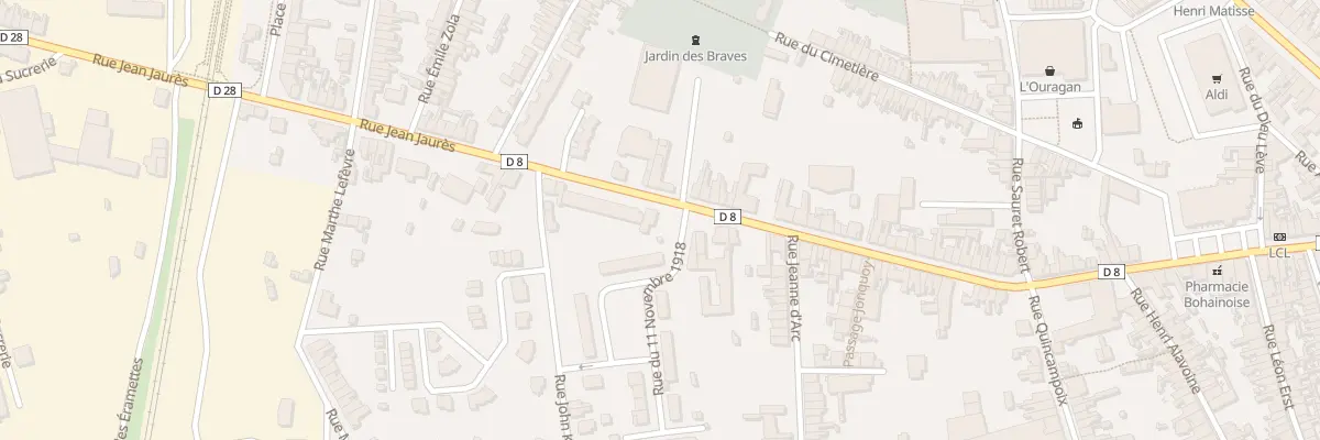 Plan du 113 Rue Jean Jaurès à Bohain-en-Vermandois