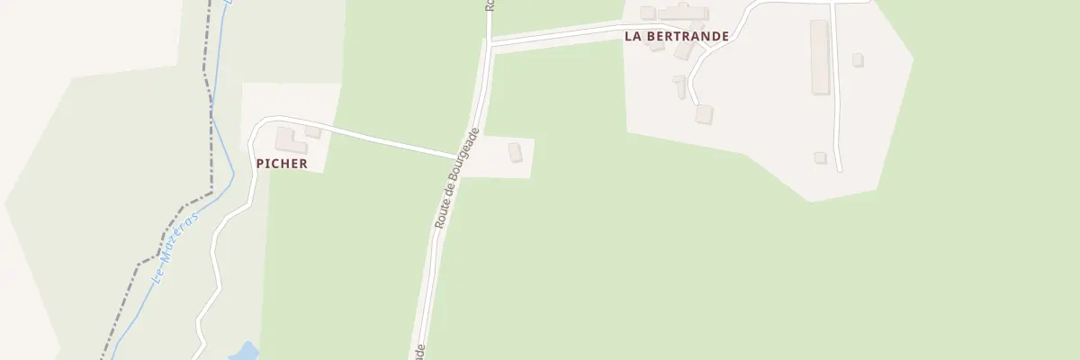 Plan du 5081A La Bertrande à Dorat