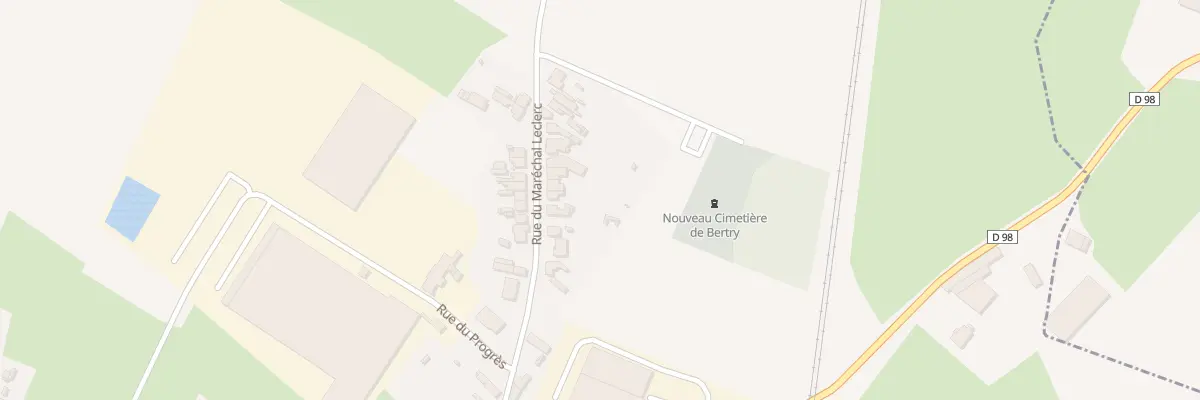 Plan du 32 Rue du Maréchal Leclerc à Bertry