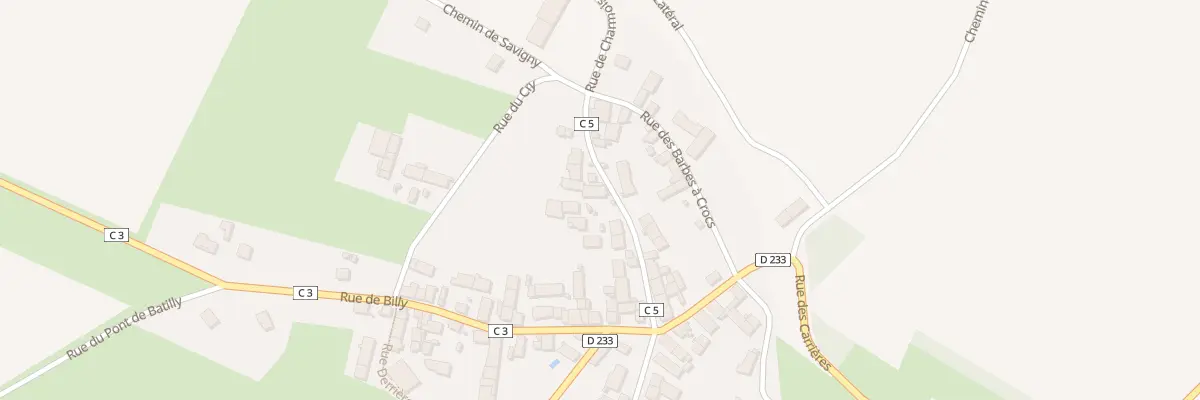 Plan du 15 Rue de Charmois à Oisy