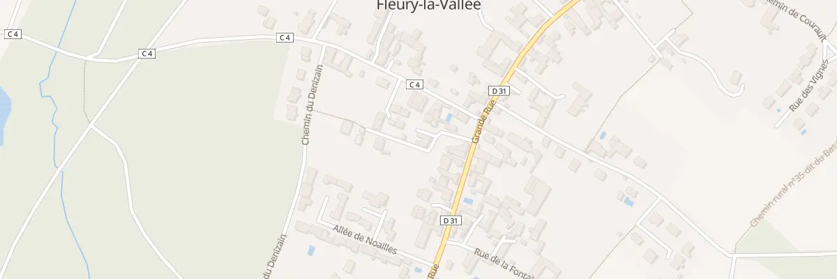 Plan du 4 Rle du Denizain à Fleury-la-Vallée