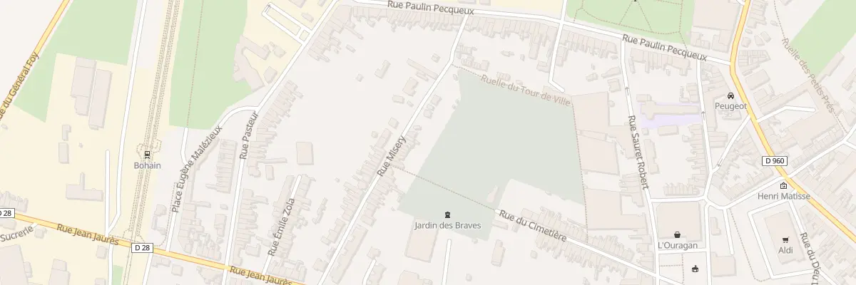 Plan du 44 Rue Misery à Bohain-en-Vermandois