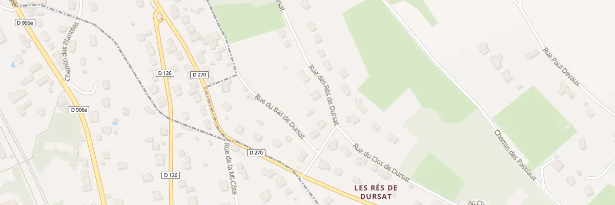 Plan du 11 Rue des Rés de Dursat au Vernet