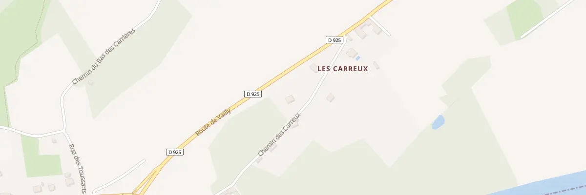 Plan du 5001F Che des Carreux à Missy-sur-Aisne