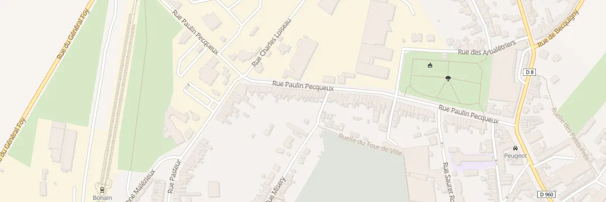 Plan du 117 Rue Paulin Pecqueux à Bohain-en-Vermandois