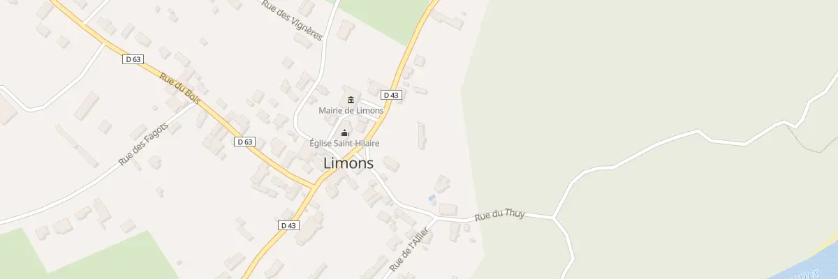 Plan du 2 Rue des Rameaux à Limons