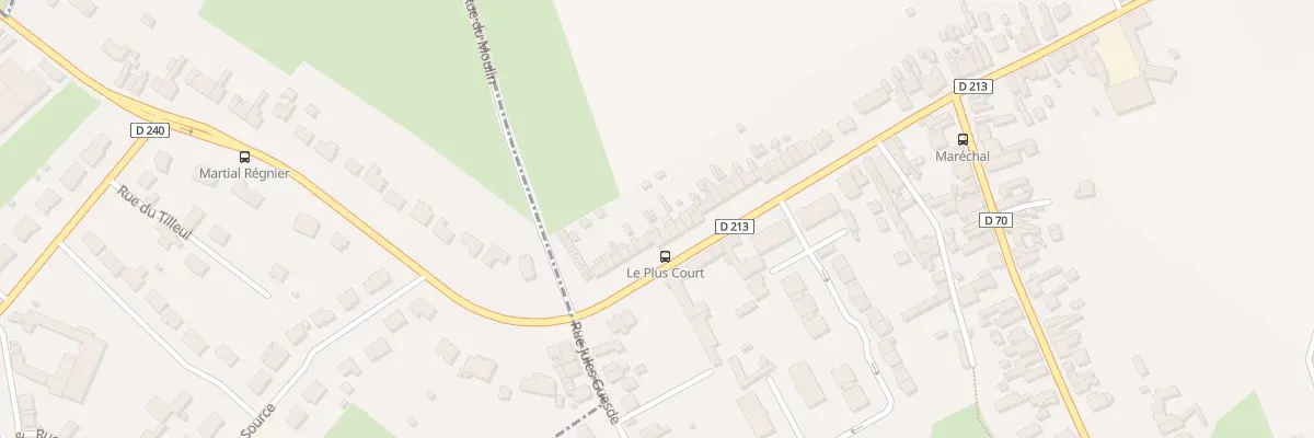 Plan du 80 Rue Victor Hugo à Hérin