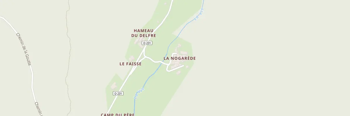 Plan du 5168 Hameau de la Nogarede à Alzon