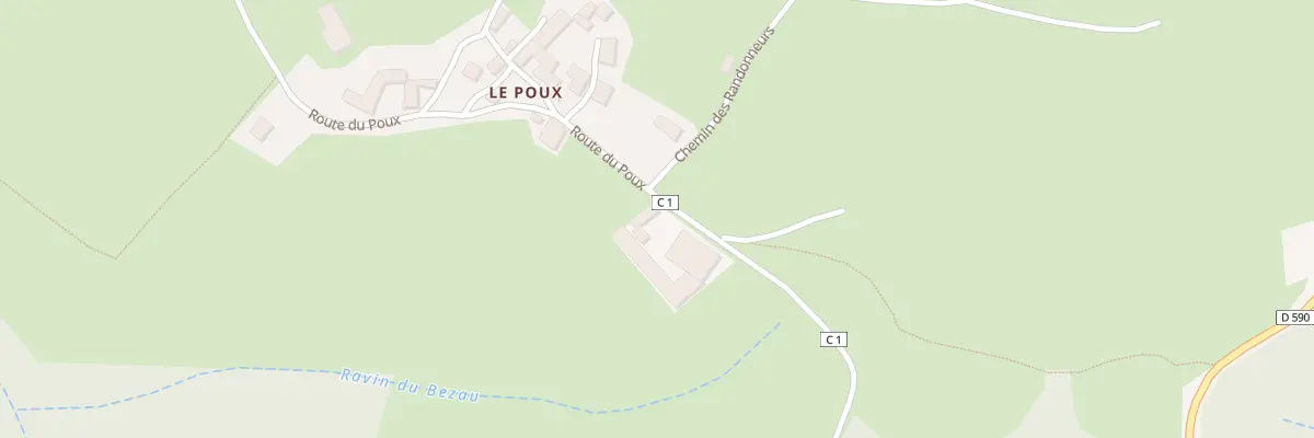 Plan du 560 Rte du Poux à Tailhac