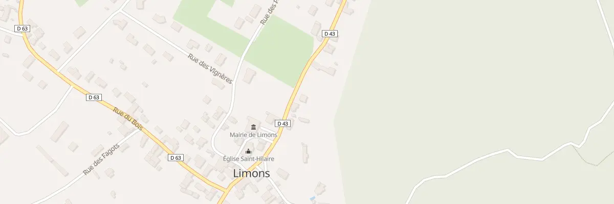 Plan du 8 Rue des Rameaux à Limons