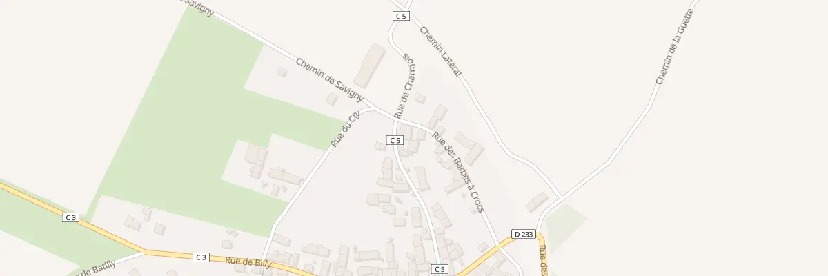 Plan du 20 Rue de Charmois à Oisy