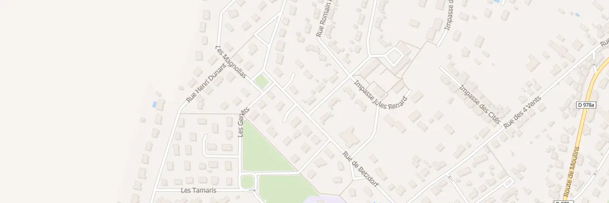 Plan du 12 Rue Lavoisier à Decize