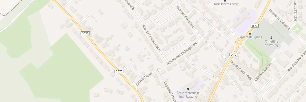 Plan du 18 Rue du Coteau Fleuri à Prouvy