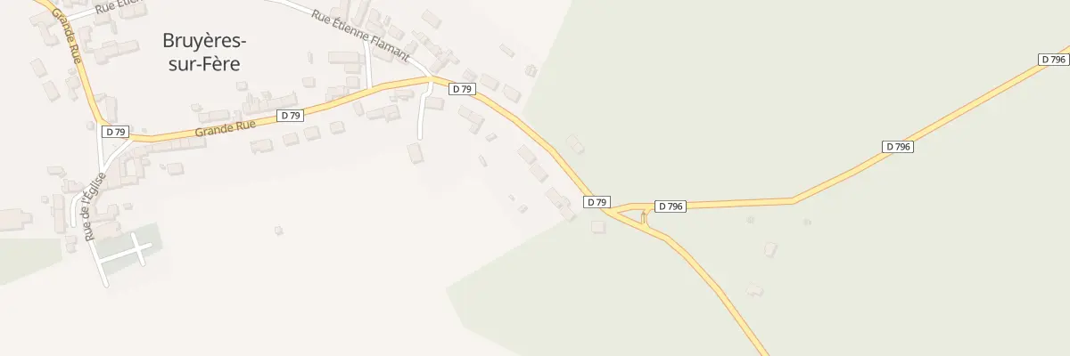 Plan du 8 Gr Grande Rue à Bruyères-sur-Fère