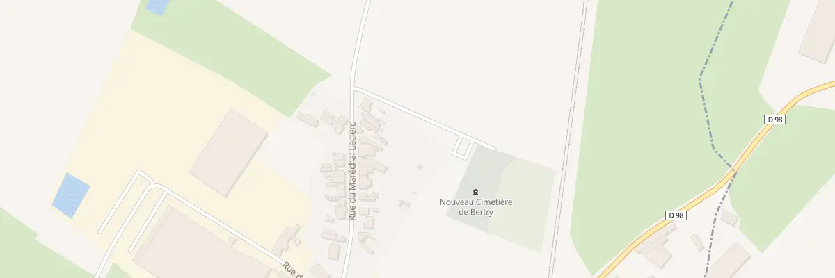 Plan du 46 Rue du Maréchal Leclerc à Bertry