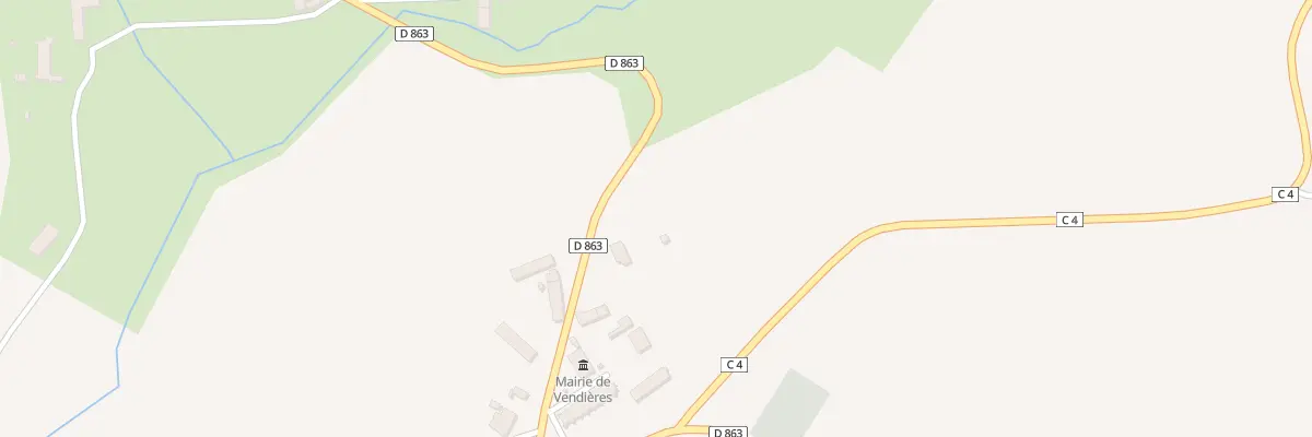 Plan du 14 Rue des Gravottes à Vendières