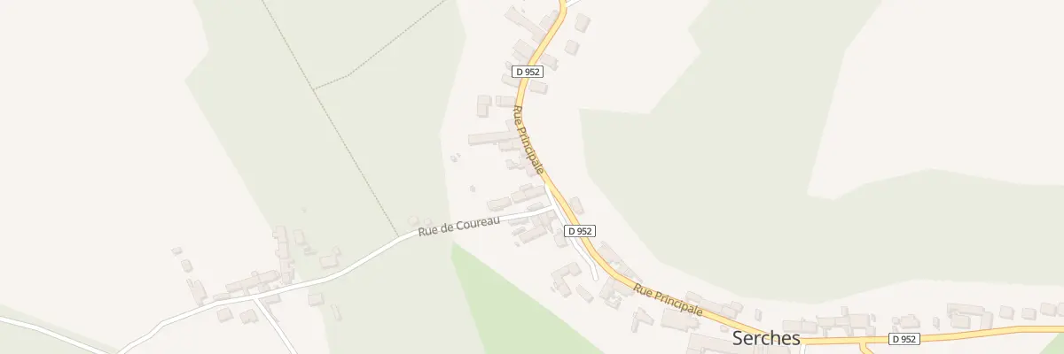 Plan du 14 Rue Principale à Serches