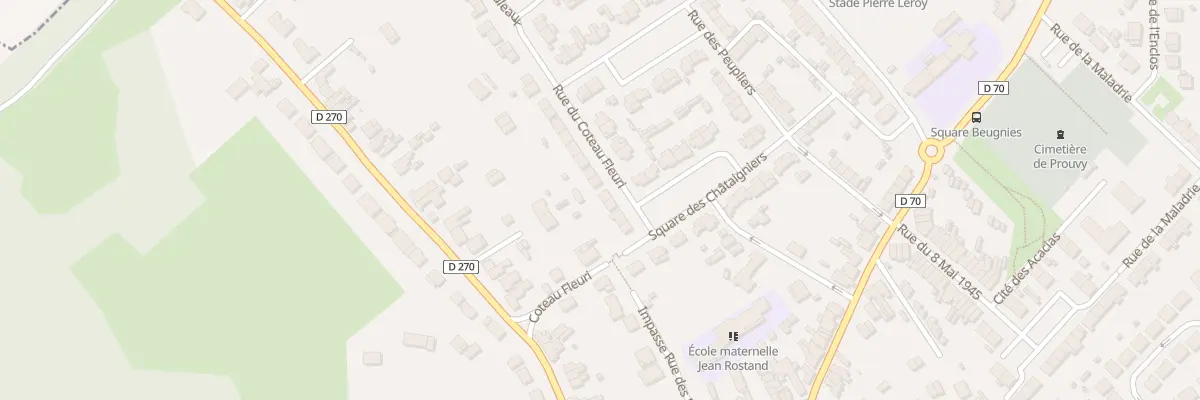 Plan du 17 Rue du Coteau Fleuri à Prouvy